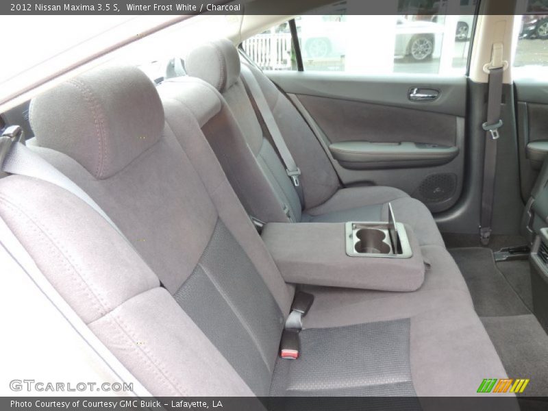 Winter Frost White / Charcoal 2012 Nissan Maxima 3.5 S