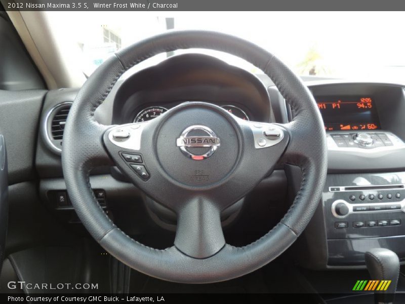 Winter Frost White / Charcoal 2012 Nissan Maxima 3.5 S