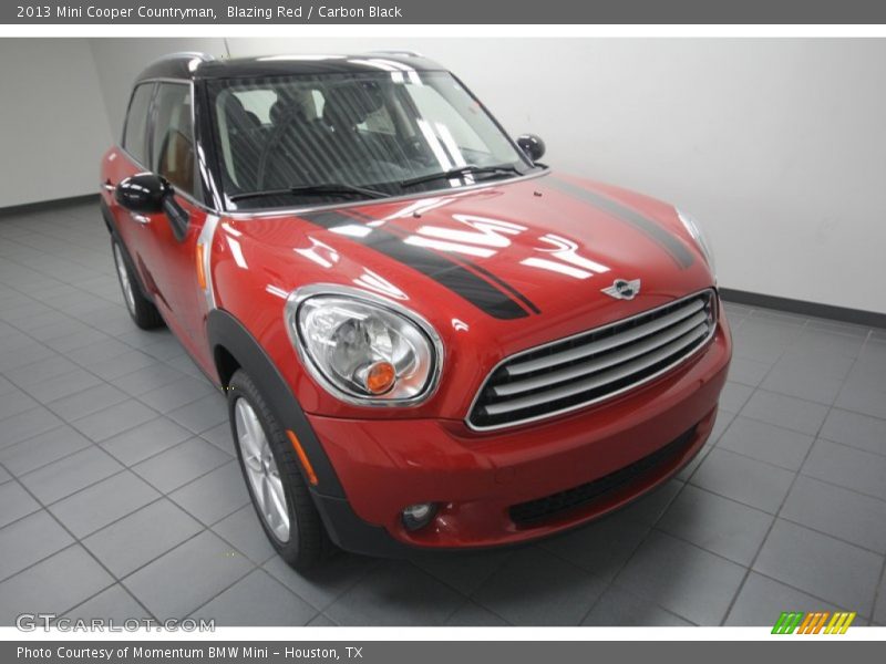 Blazing Red / Carbon Black 2013 Mini Cooper Countryman