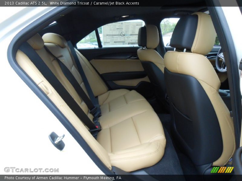 White Diamond Tricoat / Caramel/Jet Black Accents 2013 Cadillac ATS 2.5L