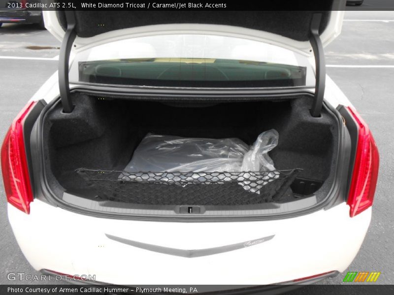 White Diamond Tricoat / Caramel/Jet Black Accents 2013 Cadillac ATS 2.5L
