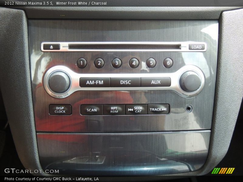 Winter Frost White / Charcoal 2012 Nissan Maxima 3.5 S