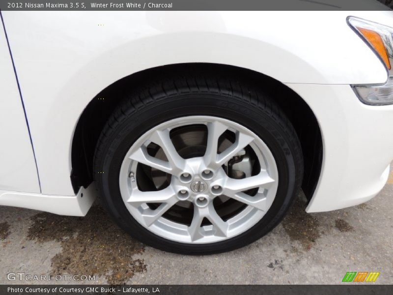 Winter Frost White / Charcoal 2012 Nissan Maxima 3.5 S