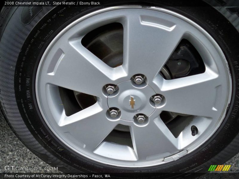 Slate Metallic / Ebony Black 2008 Chevrolet Impala LT