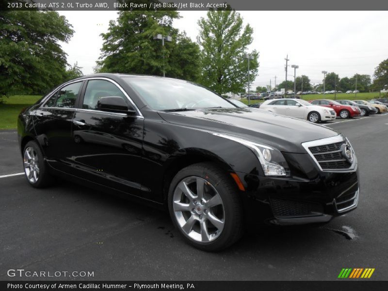 Black Raven / Jet Black/Jet Black Accents 2013 Cadillac ATS 2.0L Turbo AWD