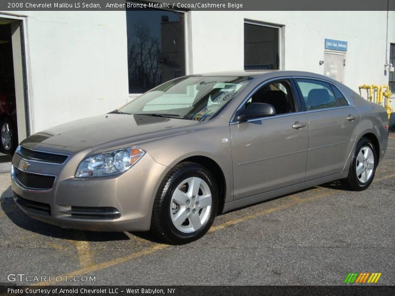 Amber Bronze Metallic / Cocoa/Cashmere Beige 2008 Chevrolet Malibu LS Sedan