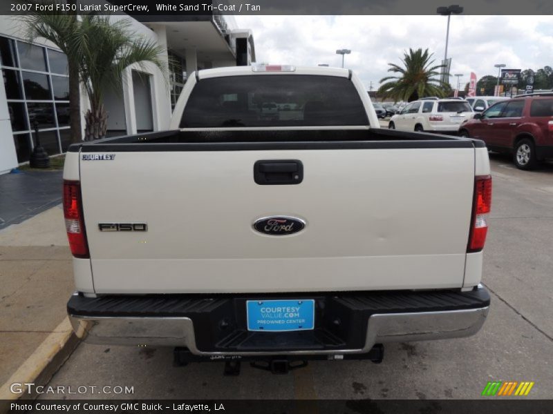 White Sand Tri-Coat / Tan 2007 Ford F150 Lariat SuperCrew
