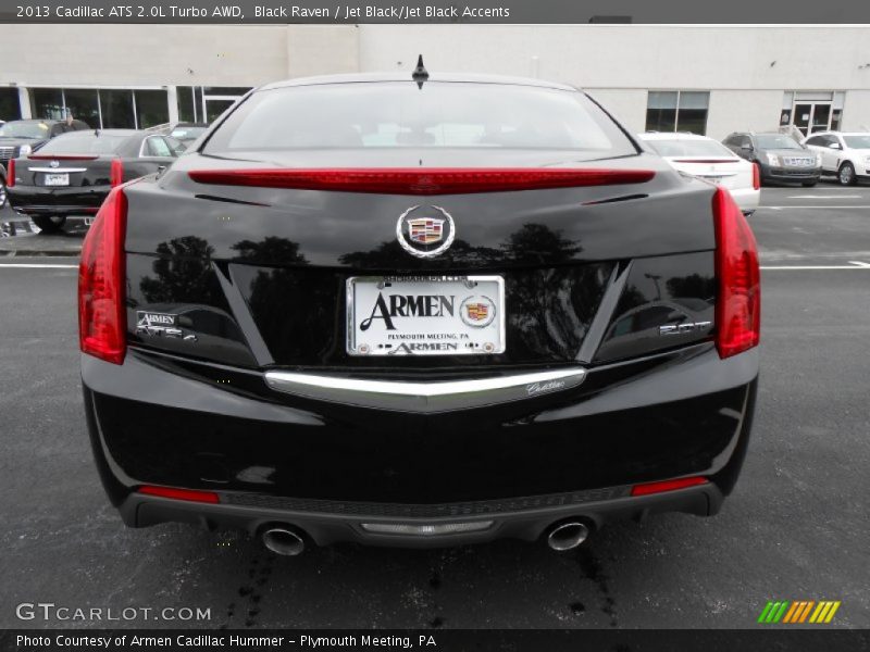 Black Raven / Jet Black/Jet Black Accents 2013 Cadillac ATS 2.0L Turbo AWD