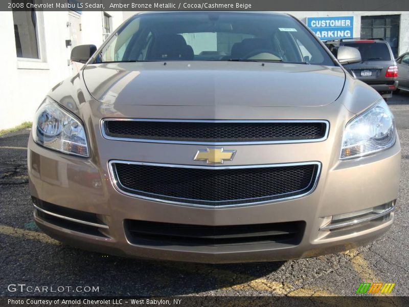 Amber Bronze Metallic / Cocoa/Cashmere Beige 2008 Chevrolet Malibu LS Sedan