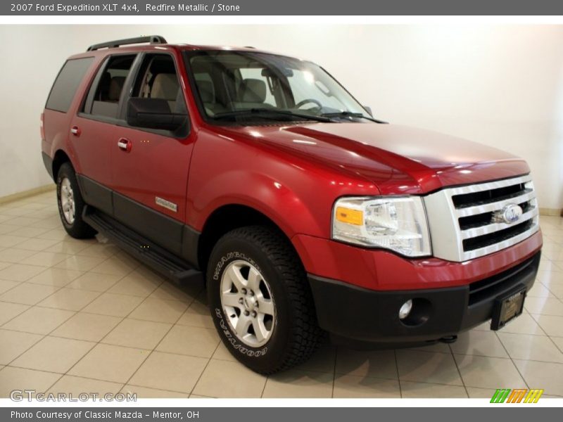 Redfire Metallic / Stone 2007 Ford Expedition XLT 4x4