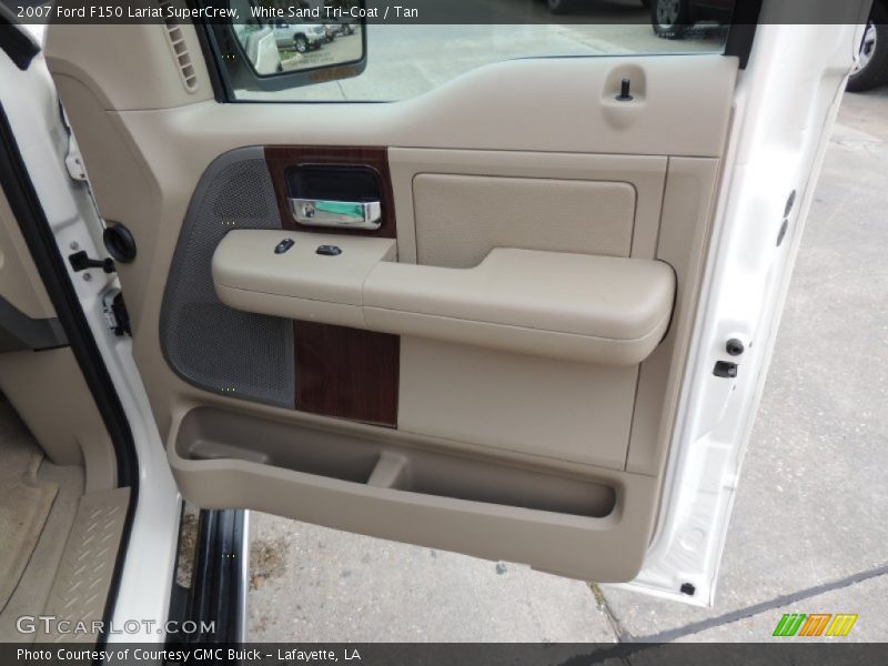 White Sand Tri-Coat / Tan 2007 Ford F150 Lariat SuperCrew