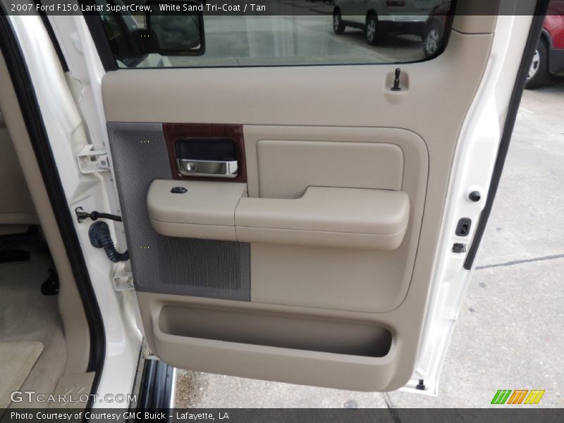 White Sand Tri-Coat / Tan 2007 Ford F150 Lariat SuperCrew