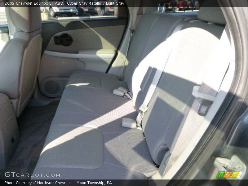 Cyber Gray Metallic / Light Gray 2009 Chevrolet Equinox LT AWD