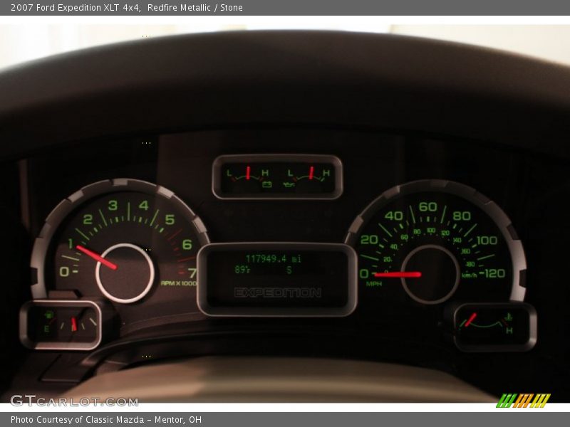 Redfire Metallic / Stone 2007 Ford Expedition XLT 4x4