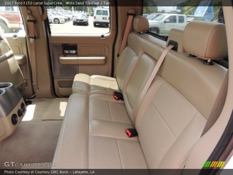 White Sand Tri-Coat / Tan 2007 Ford F150 Lariat SuperCrew