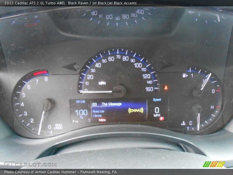 Black Raven / Jet Black/Jet Black Accents 2013 Cadillac ATS 2.0L Turbo AWD