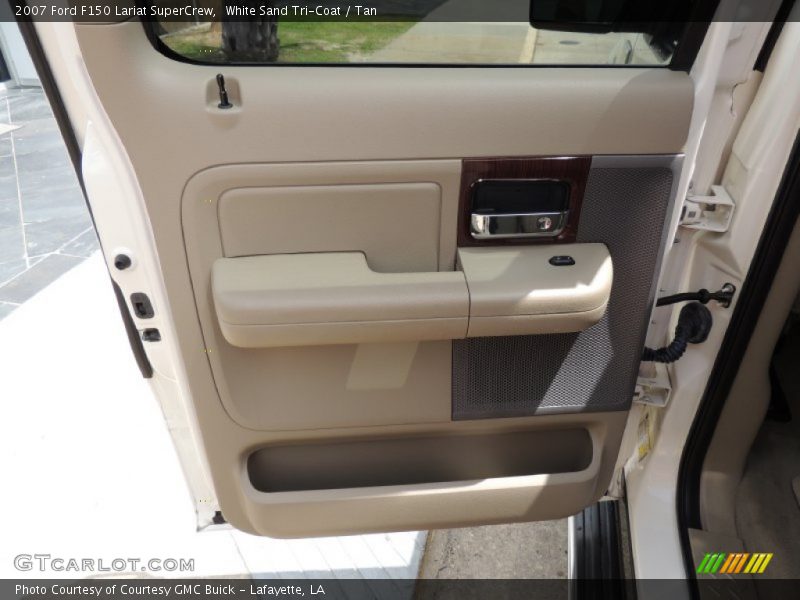 White Sand Tri-Coat / Tan 2007 Ford F150 Lariat SuperCrew