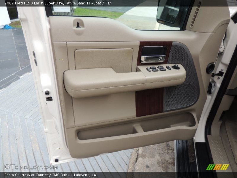 White Sand Tri-Coat / Tan 2007 Ford F150 Lariat SuperCrew