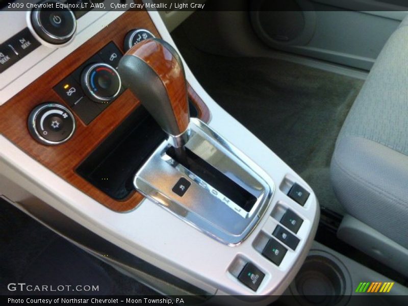 Cyber Gray Metallic / Light Gray 2009 Chevrolet Equinox LT AWD