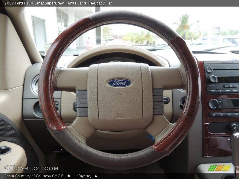 White Sand Tri-Coat / Tan 2007 Ford F150 Lariat SuperCrew