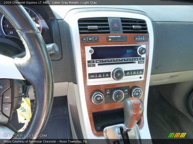 Cyber Gray Metallic / Light Gray 2009 Chevrolet Equinox LT AWD