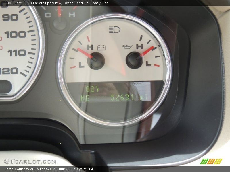 White Sand Tri-Coat / Tan 2007 Ford F150 Lariat SuperCrew