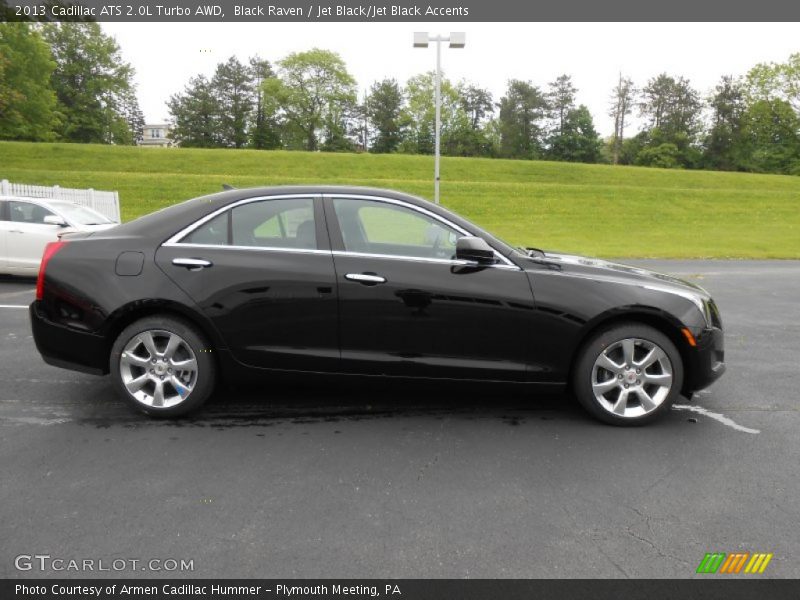 Black Raven / Jet Black/Jet Black Accents 2013 Cadillac ATS 2.0L Turbo AWD