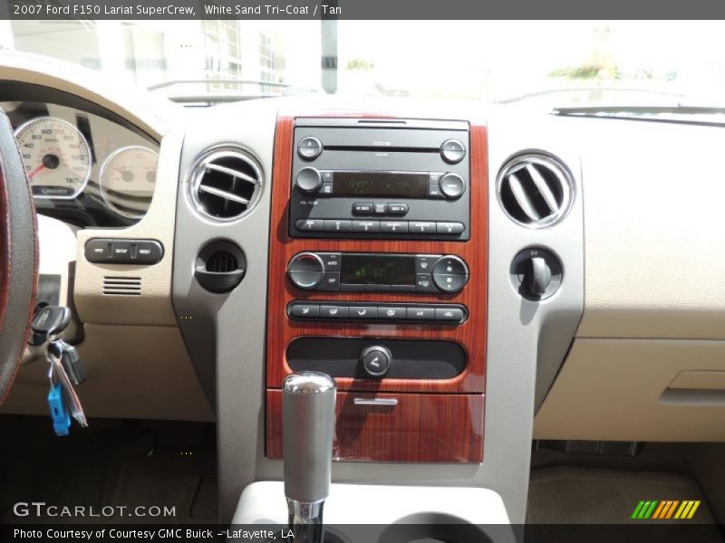 White Sand Tri-Coat / Tan 2007 Ford F150 Lariat SuperCrew