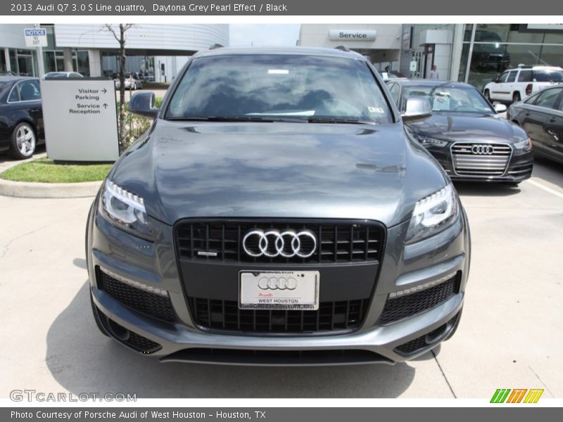 Daytona Grey Pearl Effect / Black 2013 Audi Q7 3.0 S Line quattro