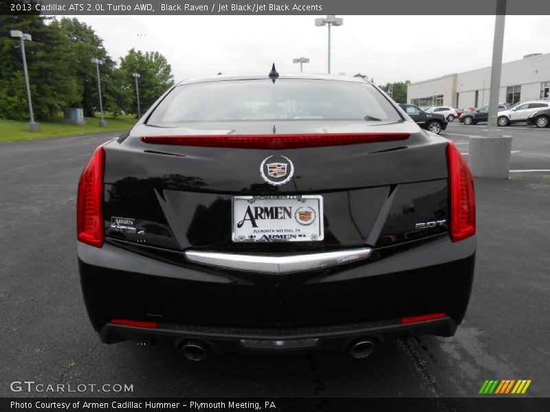 Black Raven / Jet Black/Jet Black Accents 2013 Cadillac ATS 2.0L Turbo AWD
