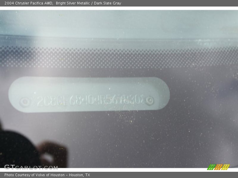 Bright Silver Metallic / Dark Slate Gray 2004 Chrysler Pacifica AWD