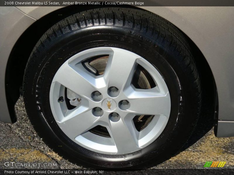 Amber Bronze Metallic / Cocoa/Cashmere Beige 2008 Chevrolet Malibu LS Sedan