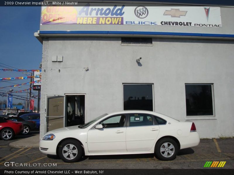White / Neutral 2009 Chevrolet Impala LT