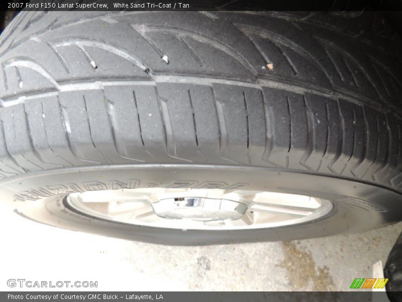 White Sand Tri-Coat / Tan 2007 Ford F150 Lariat SuperCrew