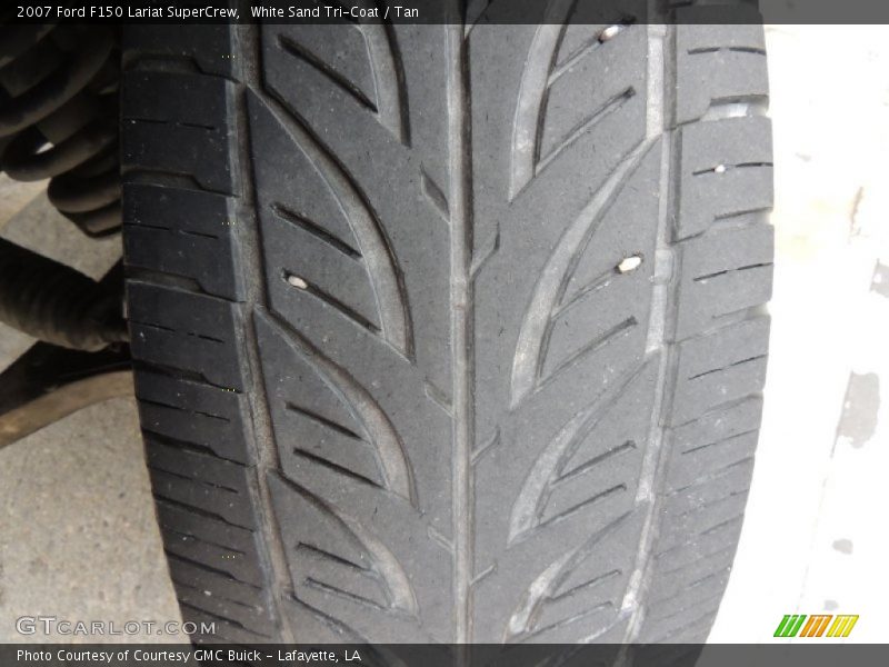 White Sand Tri-Coat / Tan 2007 Ford F150 Lariat SuperCrew