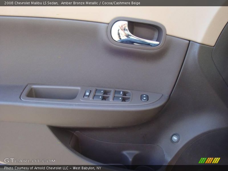Amber Bronze Metallic / Cocoa/Cashmere Beige 2008 Chevrolet Malibu LS Sedan
