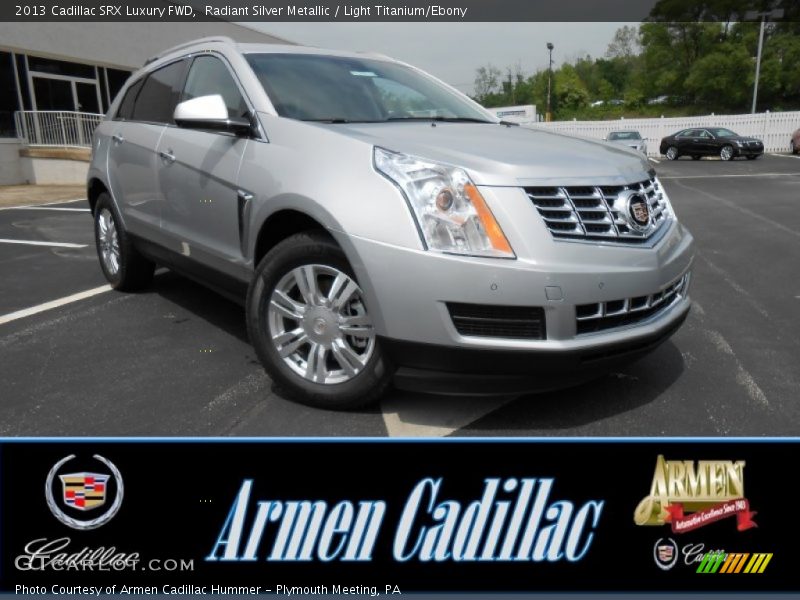 Radiant Silver Metallic / Light Titanium/Ebony 2013 Cadillac SRX Luxury FWD