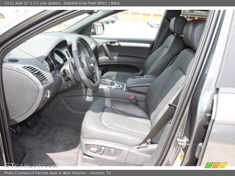 Front Seat of 2013 Q7 3.0 S Line quattro