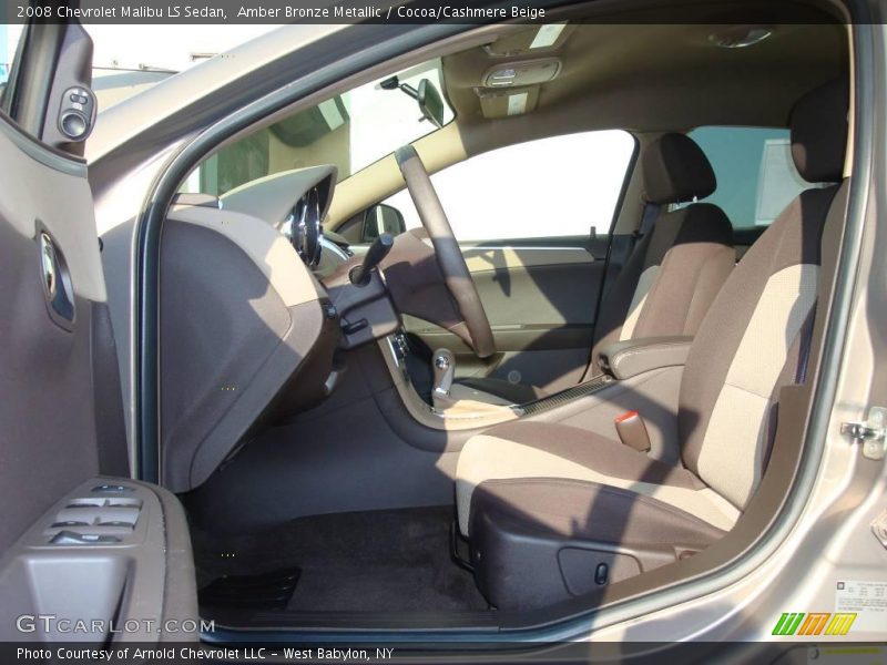 Amber Bronze Metallic / Cocoa/Cashmere Beige 2008 Chevrolet Malibu LS Sedan