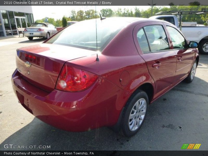 Crystal Red Tintcoat Metallic / Ebony 2010 Chevrolet Cobalt LT Sedan