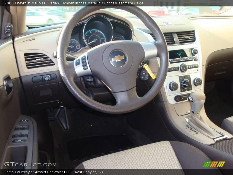 Amber Bronze Metallic / Cocoa/Cashmere Beige 2008 Chevrolet Malibu LS Sedan