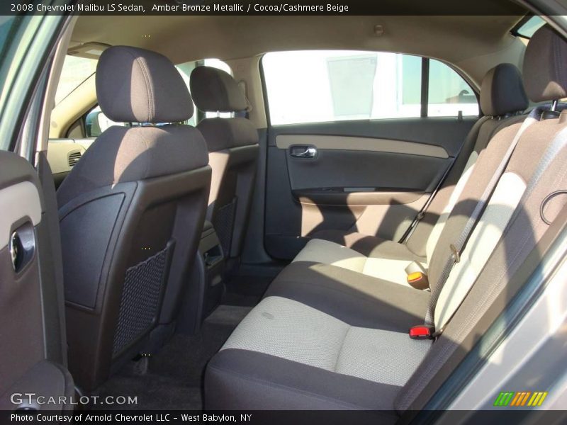 Amber Bronze Metallic / Cocoa/Cashmere Beige 2008 Chevrolet Malibu LS Sedan