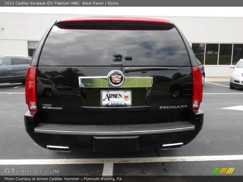 Black Raven / Ebony 2013 Cadillac Escalade ESV Platinum AWD