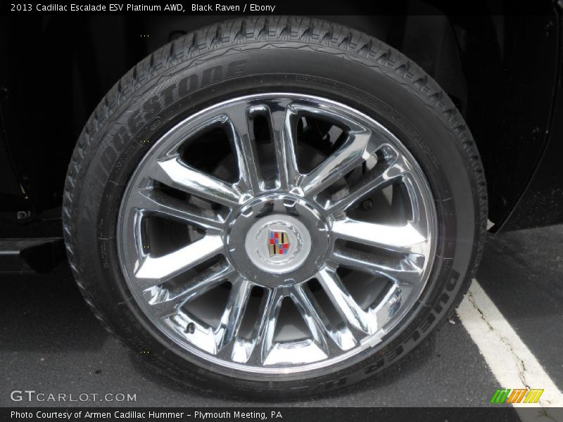 Black Raven / Ebony 2013 Cadillac Escalade ESV Platinum AWD