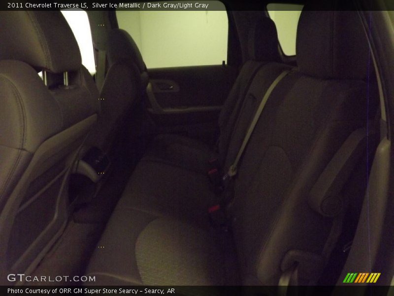 Silver Ice Metallic / Dark Gray/Light Gray 2011 Chevrolet Traverse LS
