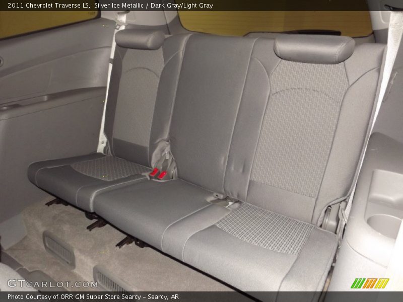 Silver Ice Metallic / Dark Gray/Light Gray 2011 Chevrolet Traverse LS