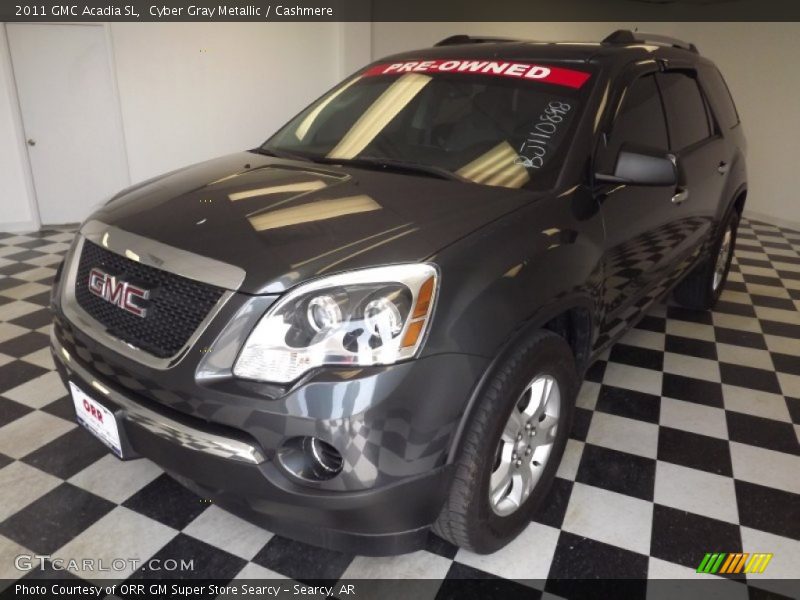 Cyber Gray Metallic / Cashmere 2011 GMC Acadia SL