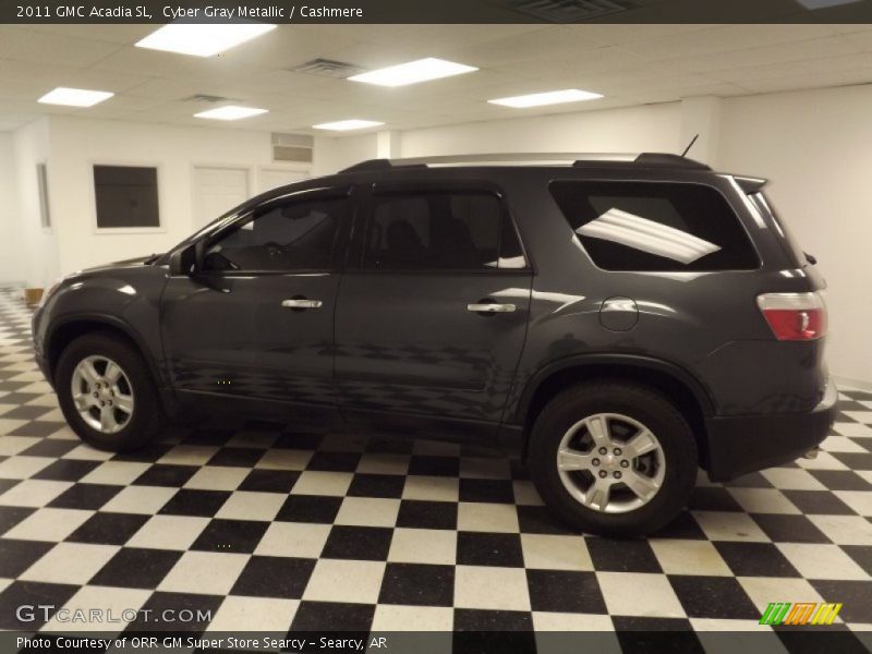 Cyber Gray Metallic / Cashmere 2011 GMC Acadia SL