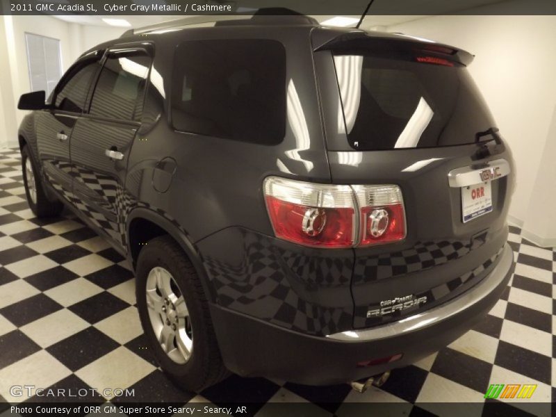 Cyber Gray Metallic / Cashmere 2011 GMC Acadia SL