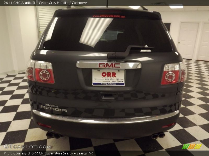 Cyber Gray Metallic / Cashmere 2011 GMC Acadia SL